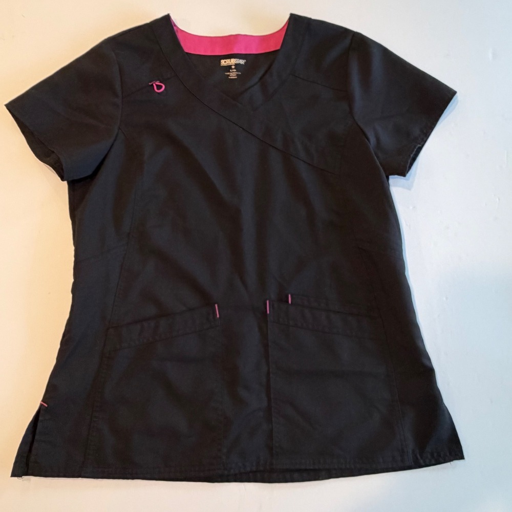 Lot of 6 Womens Scrub Tops Star Wars Greys Anatomy Cherokee Bundle S - Picture 9 of 12
